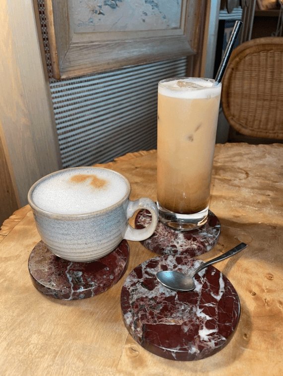 Marble Coaster Set
