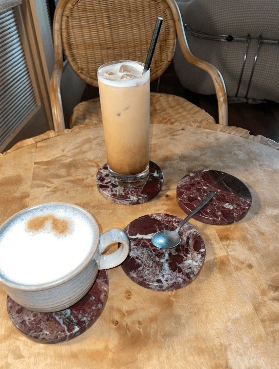 Marble Coaster Set