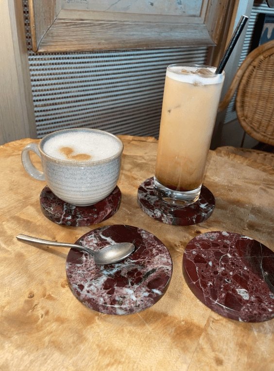 Marble Coaster Set